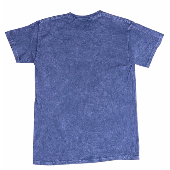 Sublime Sun Face Graphic T-Shirt Purple Acid Wash Size Small Unisex Cotton - Picture 2 of 4